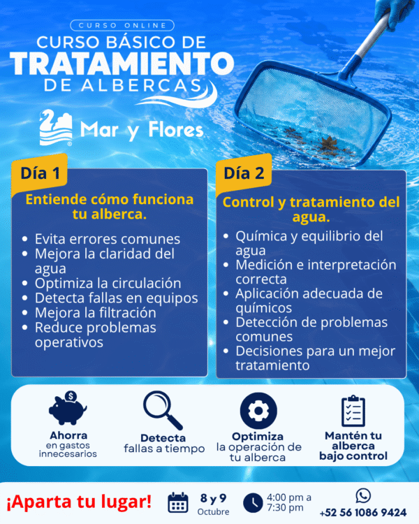 Curso Basico de tratamiento de piscinas Online