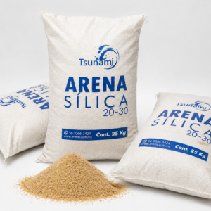 Costal de Arena Silica 20-30 para alberca 25 Kg - Tsunami