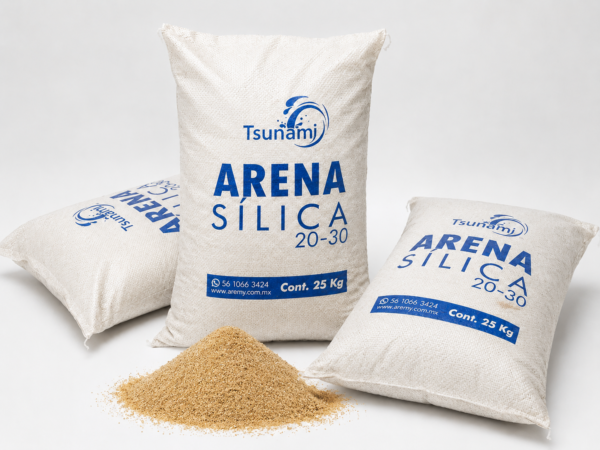 Costal de Arena Silica 20-30 para alberca 25 Kg - Tsunami